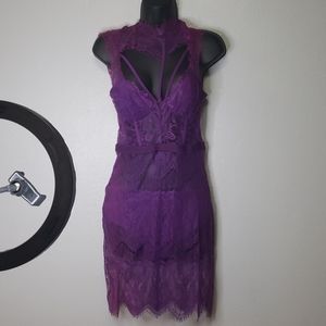 Fashion Nova Purple Dress